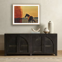 Celeste Collection Horse by Coup Desprit - 40X30 White Oak