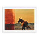 Celeste Collection Horse by Coup Desprit - 32X24 White Maple