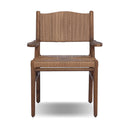 Arista Outdoor Dining Armchair - Stained Toasted Brown