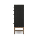 Verity Tall Dresser - Black Raffia
