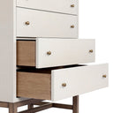 Verity Tall Dresser - Ivory Painted Raffia