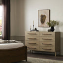 Verity Rosedale 8 Drawer Dresser - Yucca Oak Veneer