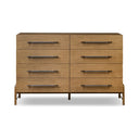 Verity Rosedale 8 Drawer Dresser - Amber Oak Veneer