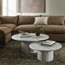 Aurelia Stuart Nesting Coffee Table Set - White Calacatta Marble