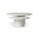 Aurelia Stuart Nesting Coffee Table Set - White Calacatta Marble