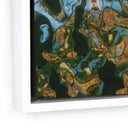 Azure Reflection Reflecting Blue by Geoffrey Baris - 18X24 White Maple