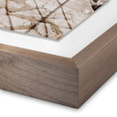 Aria Collection Sea Side by Natalie Obradovich - 30X40 Rustic Walnut