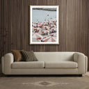 Aurelia Amalfi Umbrellas by Natalie Obradovich - 30X40 Rustic Walnut