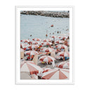 Aurelia Amalfi Umbrellas by Natalie Obradovich - 48X72 White Maple