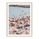Aurelia Amalfi Umbrellas by Natalie Obradovich - 30X40 White Oak