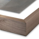 Gazing by Amy Berlin - 18X24 Rustic Walnut