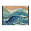 Gentle Waves Wash Over Me by Ahn Hee Strain - 40X30 White Maple