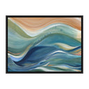 Gentle Waves Wash Over Me by Ahn Hee Strain - 48X36 Black Maple