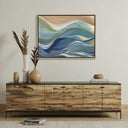 Gentle Waves Wash Over Me by Ahn Hee Strain - 40X30 White Oak