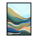 Aurelia Trail To Teal Lake by Ahn Hee Strain - 30X40 Black Maple