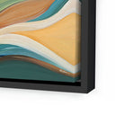 Aurelia Trail To Teal Lake by Ahn Hee Strain - 24X32 Black Maple