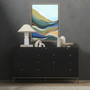 Aurelia Trail To Teal Lake by Ahn Hee Strain - 30X40 White Oak