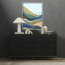 Aurelia Trail To Teal Lake by Ahn Hee Strain - 30X40 White Maple