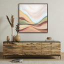 Luxe Artistry Canyon Draw by Ahn Hee Strain - 40X40 Rustic Walnut