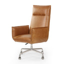 Elegant Lionel Desk Chair - Chaps Saddle