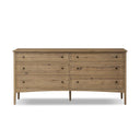 Aurelia Maggie 6 Drawer Dresser - Aged Smoked Oak Resawn