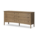 Aurelia Maggie 6 Drawer Dresser - Aged Smoked Oak Resawn