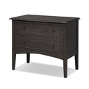 Aveline Maggie Nightstand - Smoked Black Oak Veneer