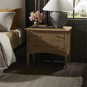 Aveline Maggie Nightstand - Aged Smoked Oak Resawn