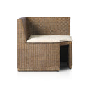 Verity Build Your Own Senna Woven Dining Banquette - Corner Piece