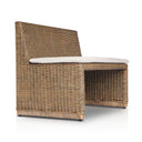 Aria Build Your Own Senna Woven Dining Banquette - Dining Chair and A Half