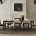 Verity Noeline Double Extension Dining Table - Resawn Worn Oak