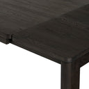 Verity Noeline Double Extension Dining Table - Smoked Black Oak
