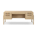 Verity Rosedale Executive Desk - Yucca Oak Veneer