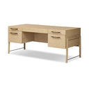Verity Rosedale Executive Desk - Yucca Oak Veneer
