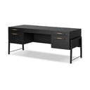 Verity Rosedale Executive Desk - Ebony Oak Veneer