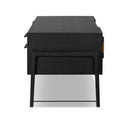 Verity Rosedale Executive Desk - Ebony Oak Veneer