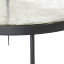 Yoko Nesting Table - Large Clear Cast Glass