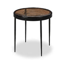 Aveline Yoko Nesting Table - Small Smoked Brown Cast Glass