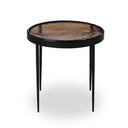 Yoko Nesting Table - Small Smoked Brown Cast Glass