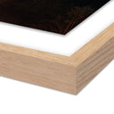 Heart It Races I by Mandy Steinback - 24X175 White Oak Framed Paper