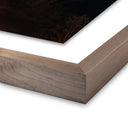 Heart It Races I by Mandy Steinback - 24X175 Rustic Walnut Framed Paper