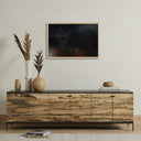 Heart It Races I by Mandy Steinback - 24X1625 White Oak Framed Metal