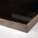 Heart It Races I by Mandy Steinback - 24X1625 Rustic Walnut Framed Metal