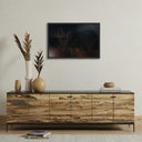 Heart It Races I by Mandy Steinback - 24X1625 Black Maple Framed Metal