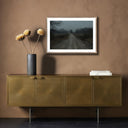 Nimbus Cloud Busting I by Mandy Steinback - 24X175 Rustic Walnut