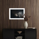 Inspired Strike V by Mandy Steinback - 32X23 White Maple Framed Paper