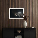 Inspired Strike V by Mandy Steinback - 24X175 Rustic Walnut Framed Paper