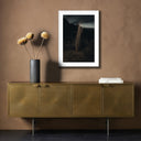 Desert Bloom Ocotillo II by Mandy Steinback - 175X24 White Maple Framed Paper