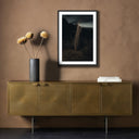 Desert Bloom Ocotillo II by Mandy Steinback - 175X24 Black Maple Framed Paper