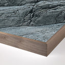 Verity Collection Dry Land II by Mandy Steinback - 1925X24 Rustic Walnut Framed Metal